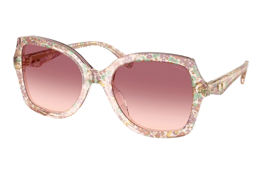 Coach   HC8410U 58947W Purple Pink GradientTransparent Floral Field