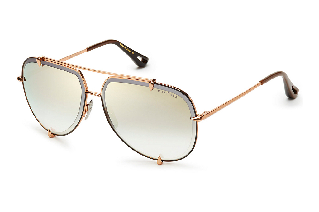 DITA   23007 F GREY GRADIENT - GOLD FLASHROSE GOLD