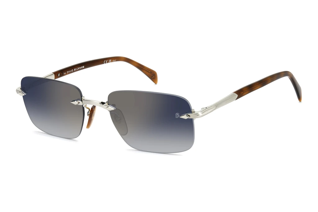 David Beckham   DB 1195/S 8JD/1V BLUE SHADED GOLD MIRRORGRAU
