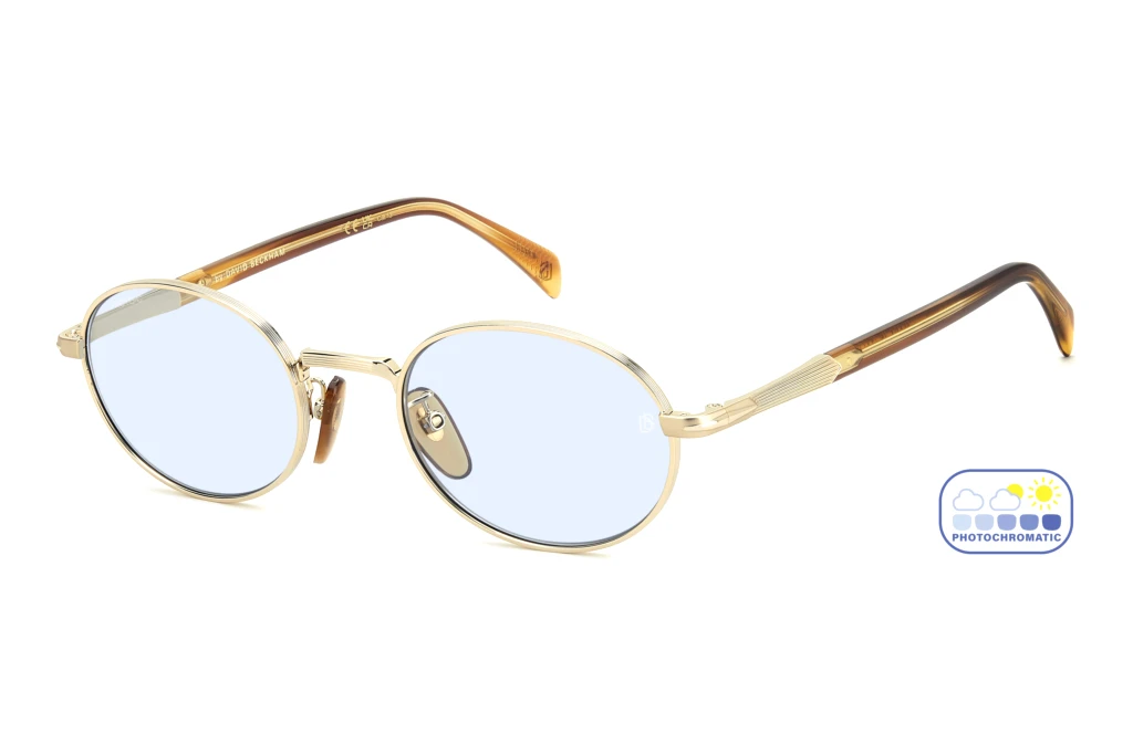 David Beckham   DB 1196/S T5U/QZ AZURE PHOTOCROMATICGOLD