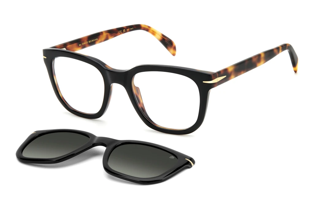 David Beckham   DB 7043/CS WR7/LB GREEN SHADED POLARIZEDBLACK HAVANA