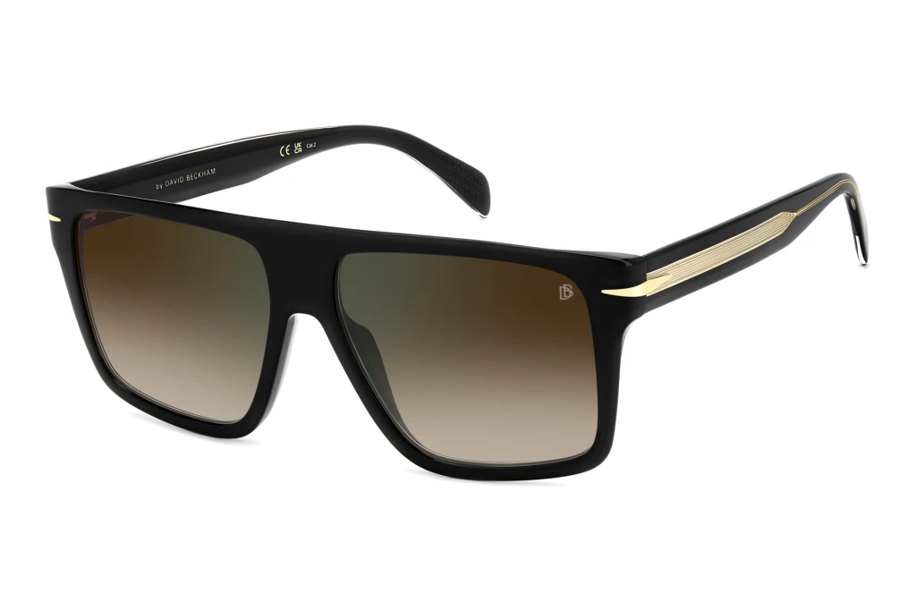 David Beckham   DB 7149/S 807/QY BROWN SHADED GREEN MIRRORSCHWARZ