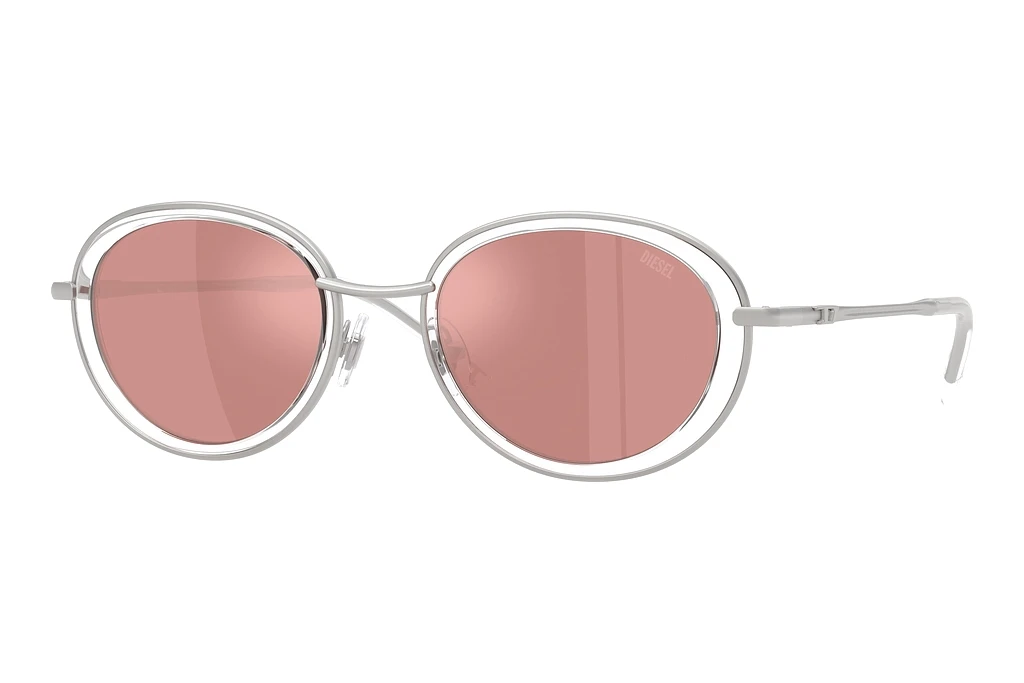 Diesel   DL1018 1007E4 Pink Mirror PinkMatte Silver