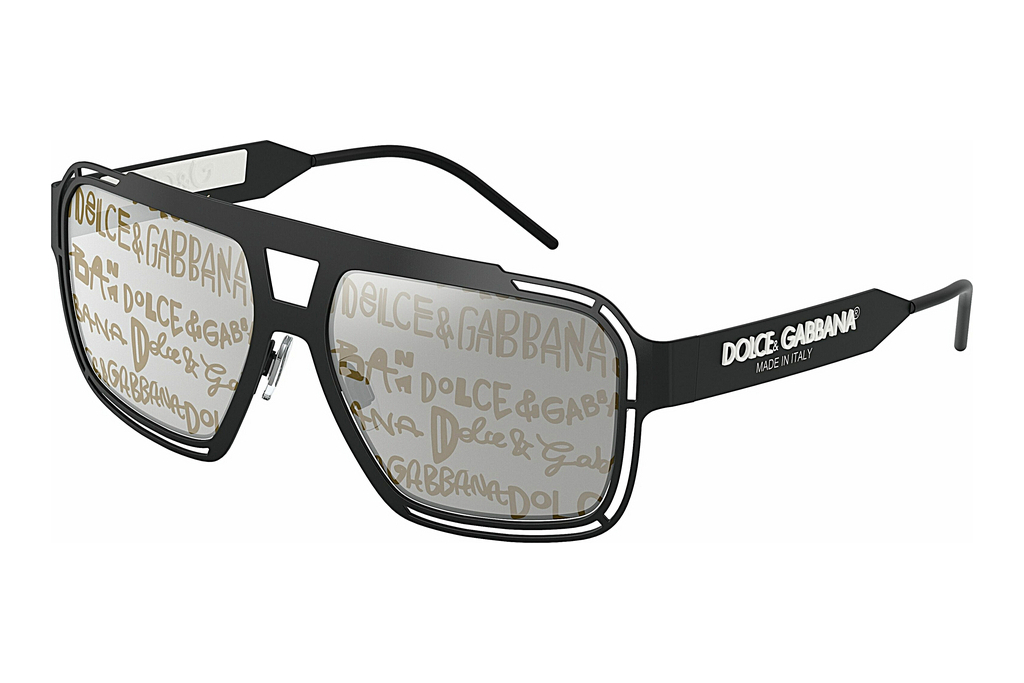 Dolce & Gabbana   DG2270 1106K1 Grey Silver/Gold GraffitiMatte Black