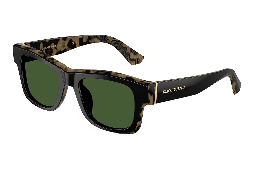 Dolce & Gabbana   DG4515 340471 Dark GreenBlack On Yellow Havana