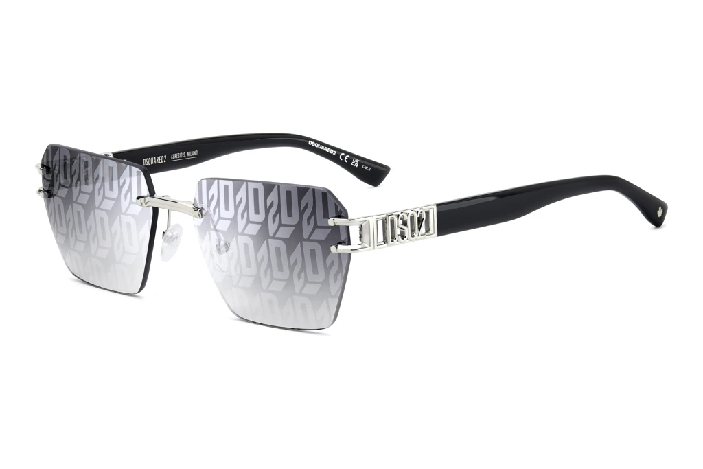 Dsquared2   D2 0173/S 010/MD GREY TOP LINEAR MIRROR SILVERGRAU