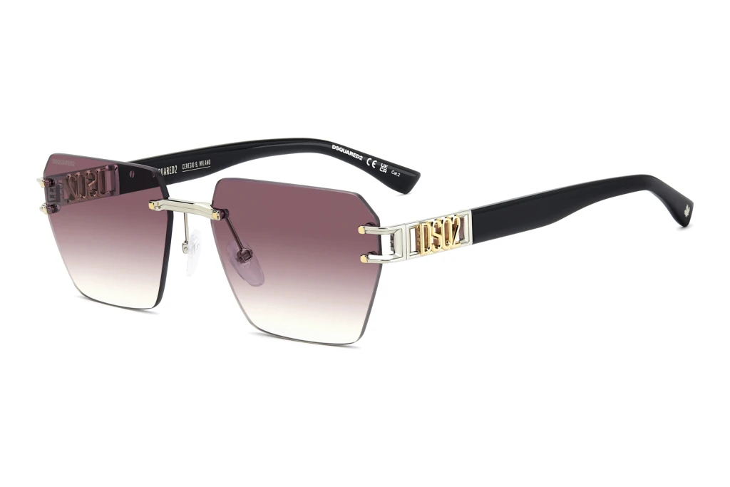 Dsquared2   D2 0173/S I20/3X PINK DOUBLESHADEGOLD
