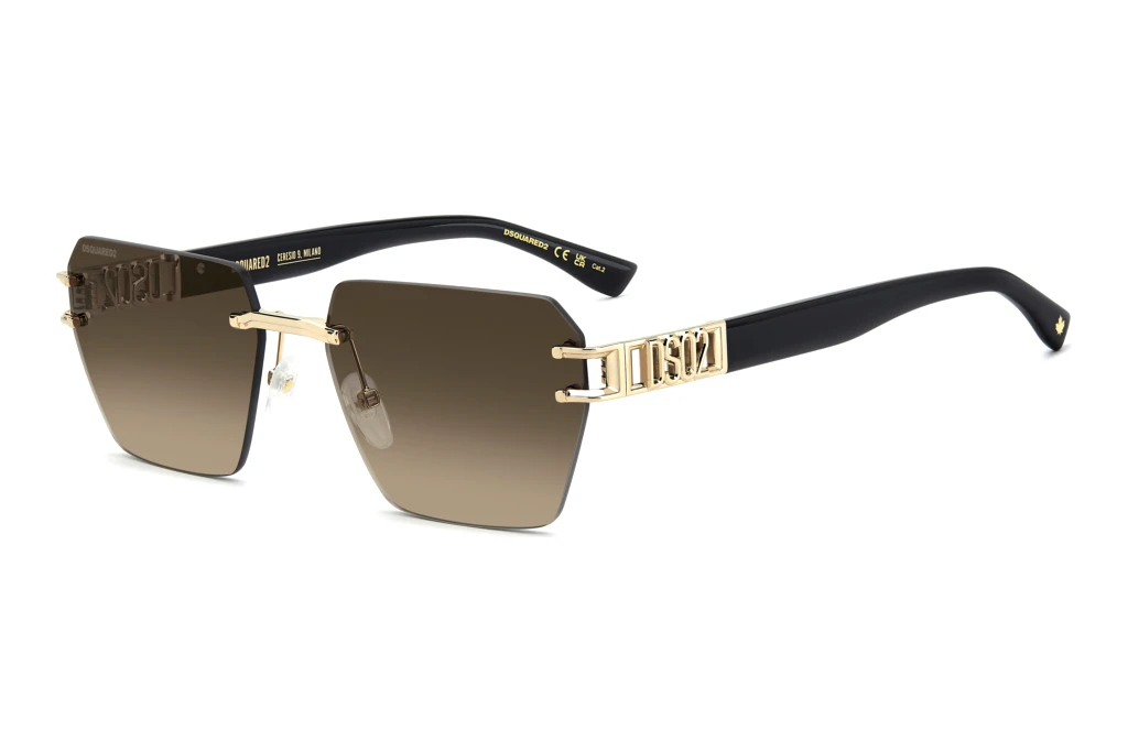 Dsquared2   D2 0173/S J5G/HA BROWN SHADEDGOLD