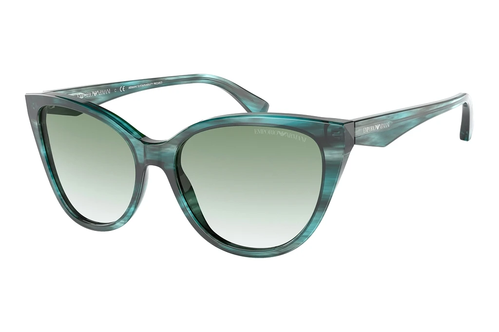 Emporio Armani   EA4162 58868E Gradient GreenStriped Green
