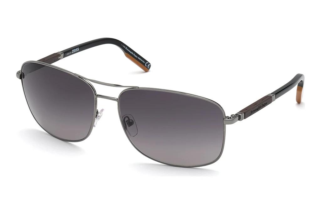 Ermenegildo Zegna   EZ0176 08B grau verlaufend08B - anthrazit glanz / grau verlaufend