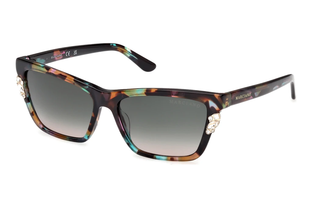 Guess by Marciano   GM00030 98B grau verlaufendDunkelgrün/Havanna