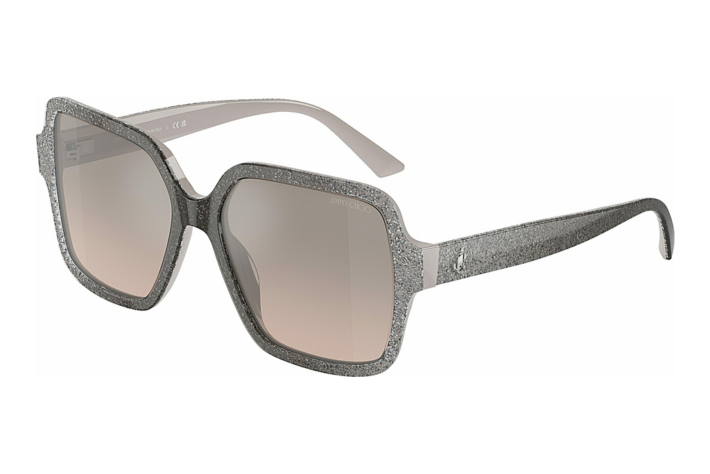 Jimmy Choo   JC5005 50426I Brown Gradient Grey Mirror SilverSand Gradient Glitter