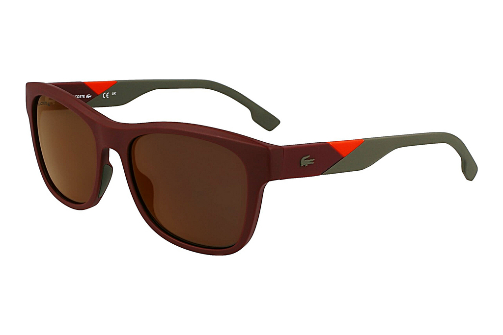 Lacoste   L6043S 601 RED MATTE BURGUNDY/ORANGE MIRROR