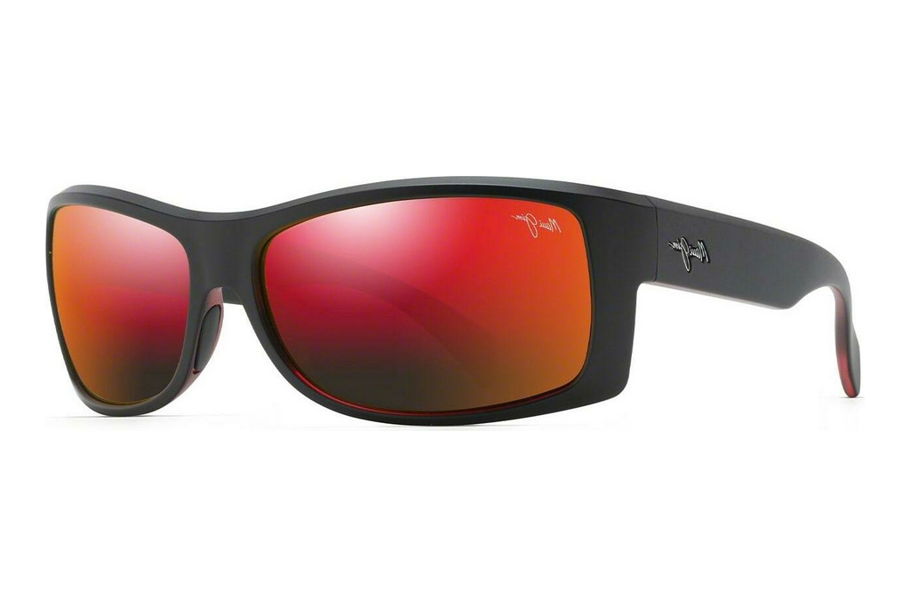 Maui Jim   Equator RM848-04 Hawaii Lava ™Black w/Red Interior