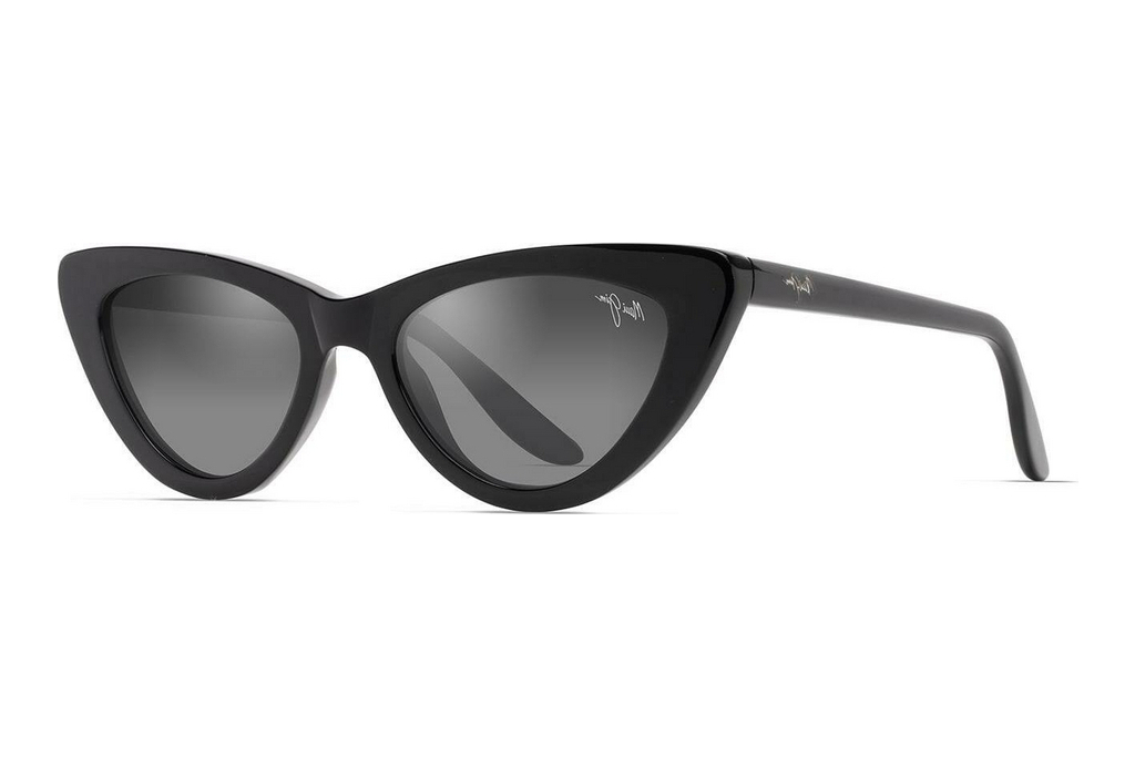 Maui Jim   Lychee DSB891-02A Dual Mirror Silver to BlackBlack Gloss