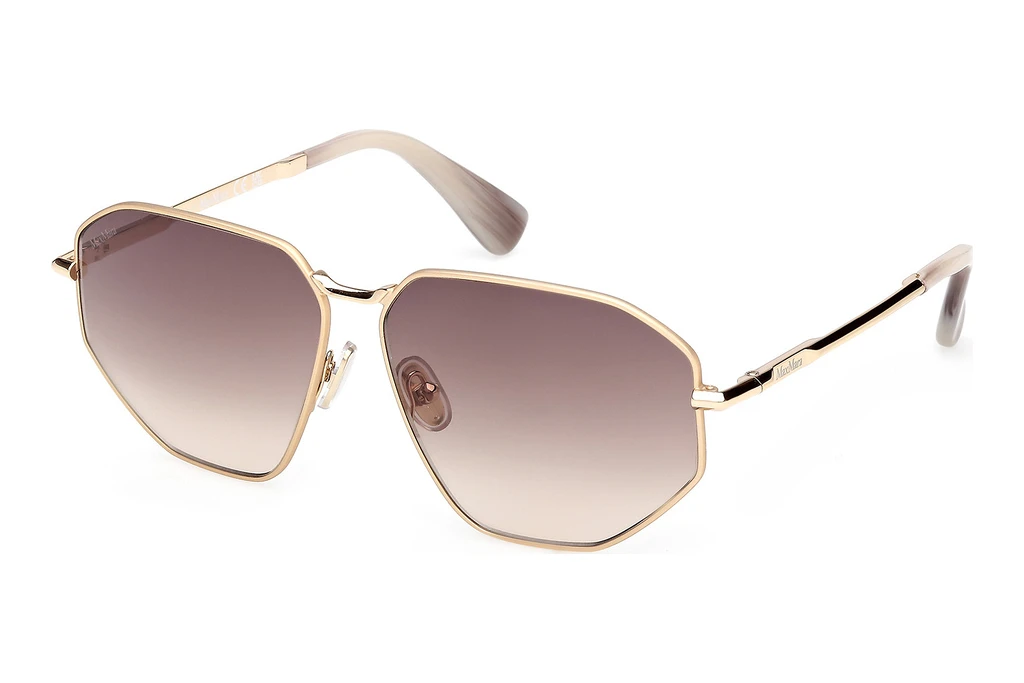 Max Mara   MM0143 32F braun verlaufendGlänzend Blassgold