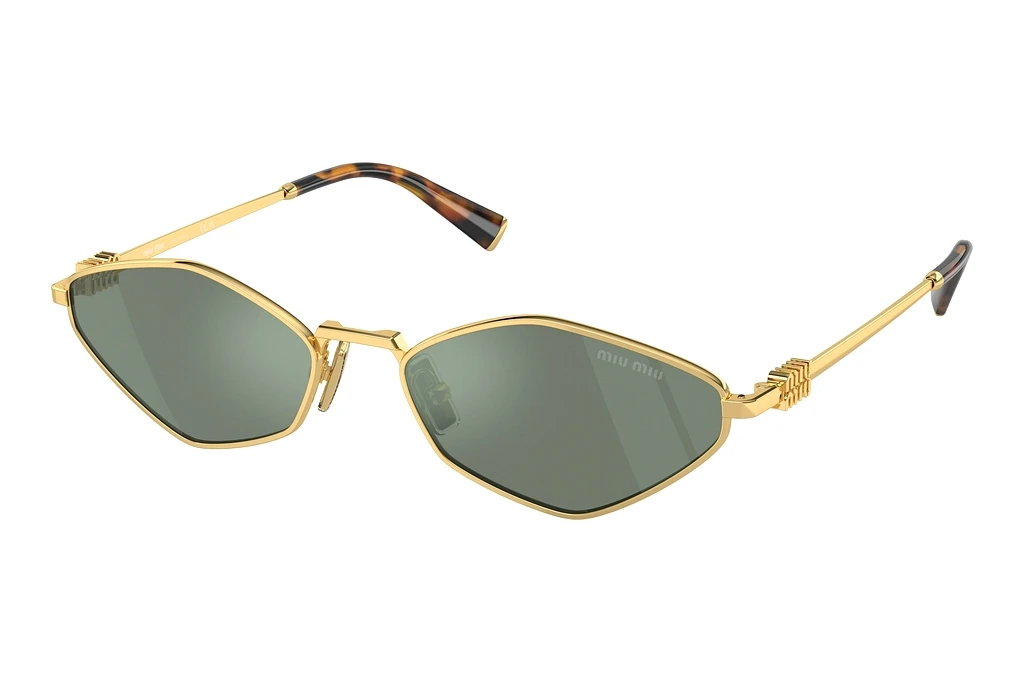 Miu Miu   MU 56ZS 5AK04M Green Mirror Internal SilverGold