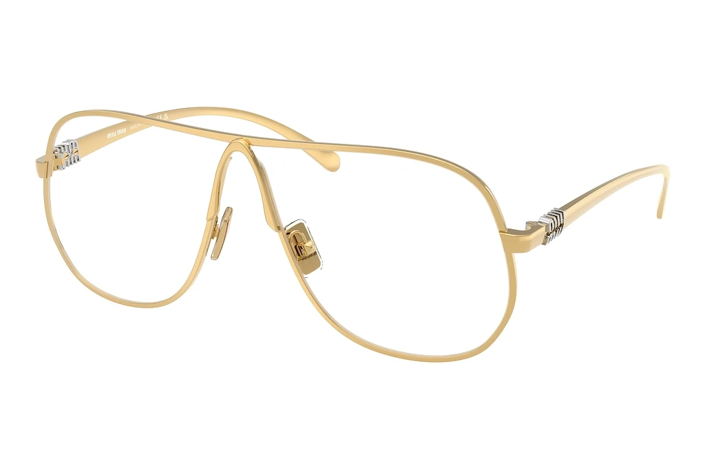 Miu Miu   MU A56S 5AK08N Clear Blue-Violet Light FilterGold