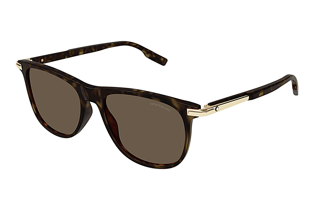 Mont Blanc   MB0216S 002 BROWNHAVANA