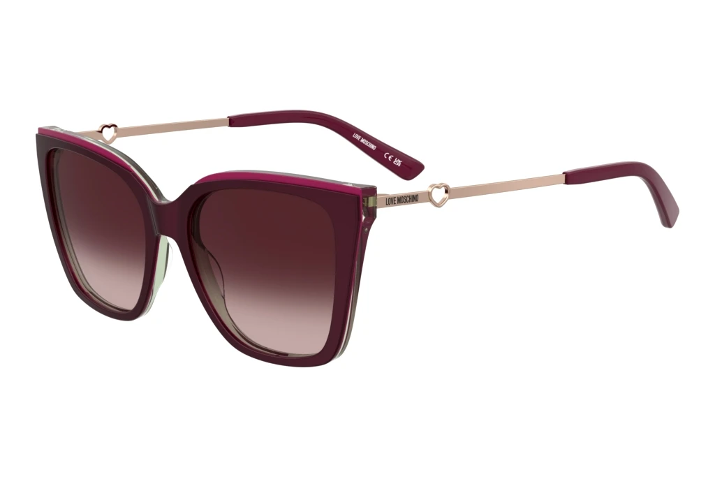 Moschino   MOL094/S 9KF/UQ BURGUNDY SHADED PINKROT