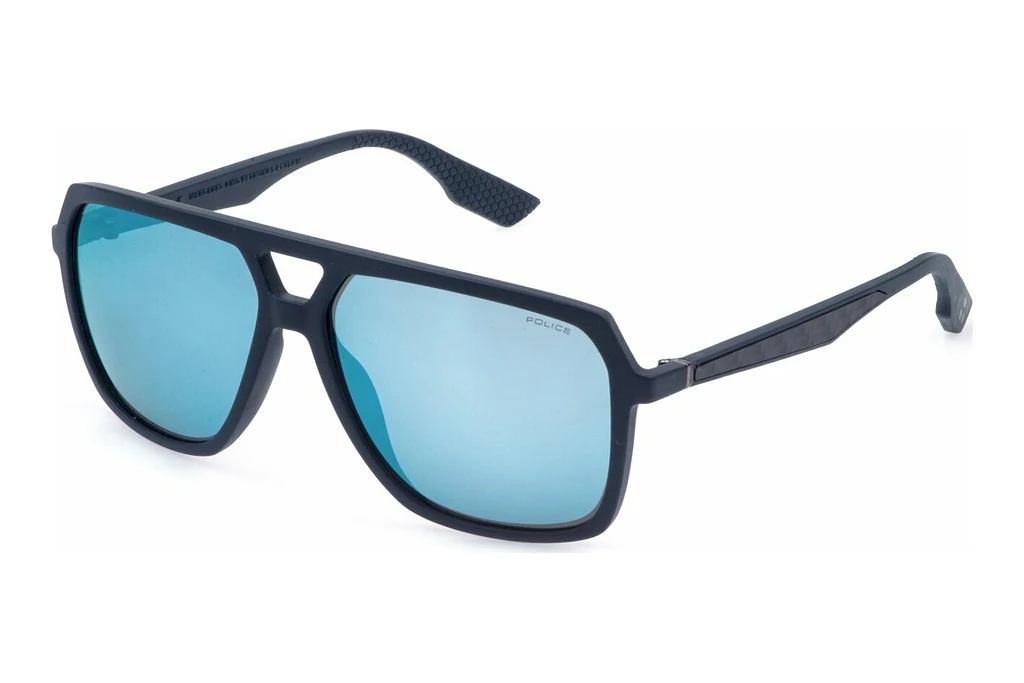 Police   SPLR50M R22B SMOKE/MIRROR BLUEFULL MATT BLUE