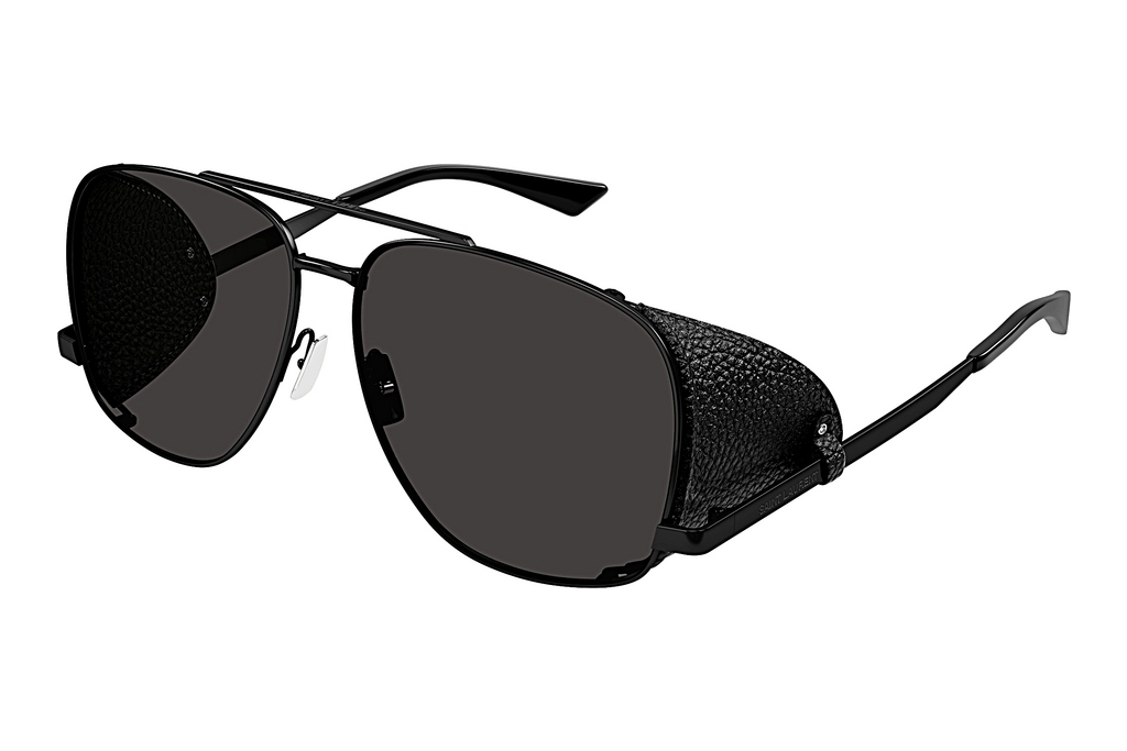 Saint Laurent   SL 653 LEON LEATHER SPOILER 002 BLACK