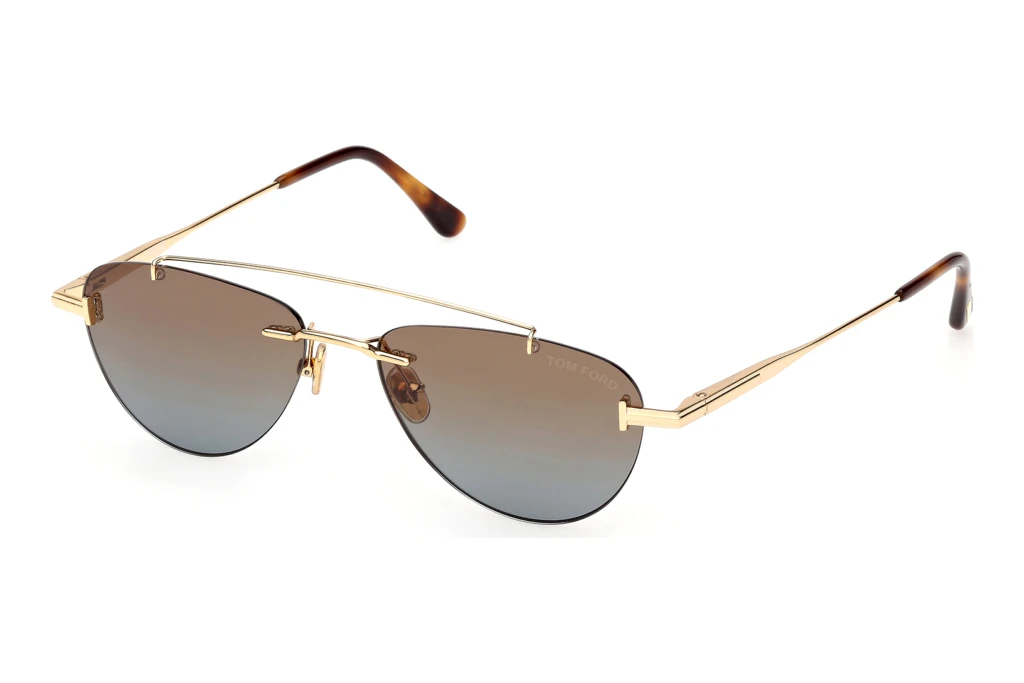 Tom Ford   FT1356 30F braun verlaufendGlänzend Tiefgold