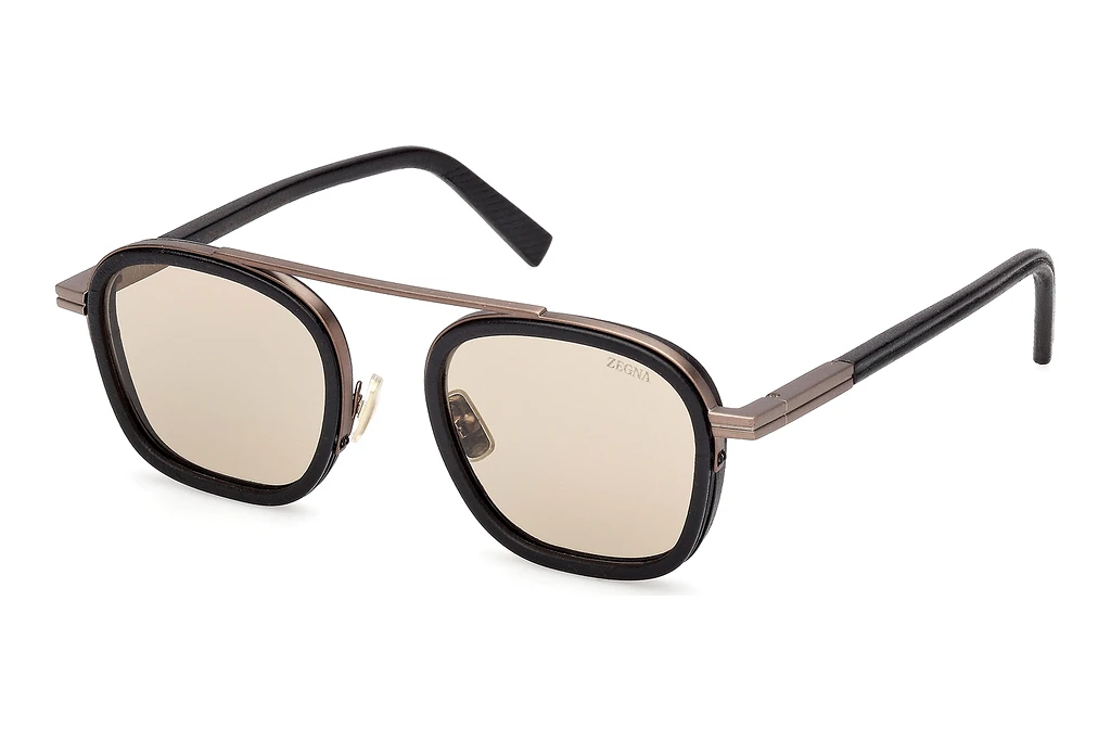 Zegna   EZ0278 48E braunGlänzend Dunkelbraun