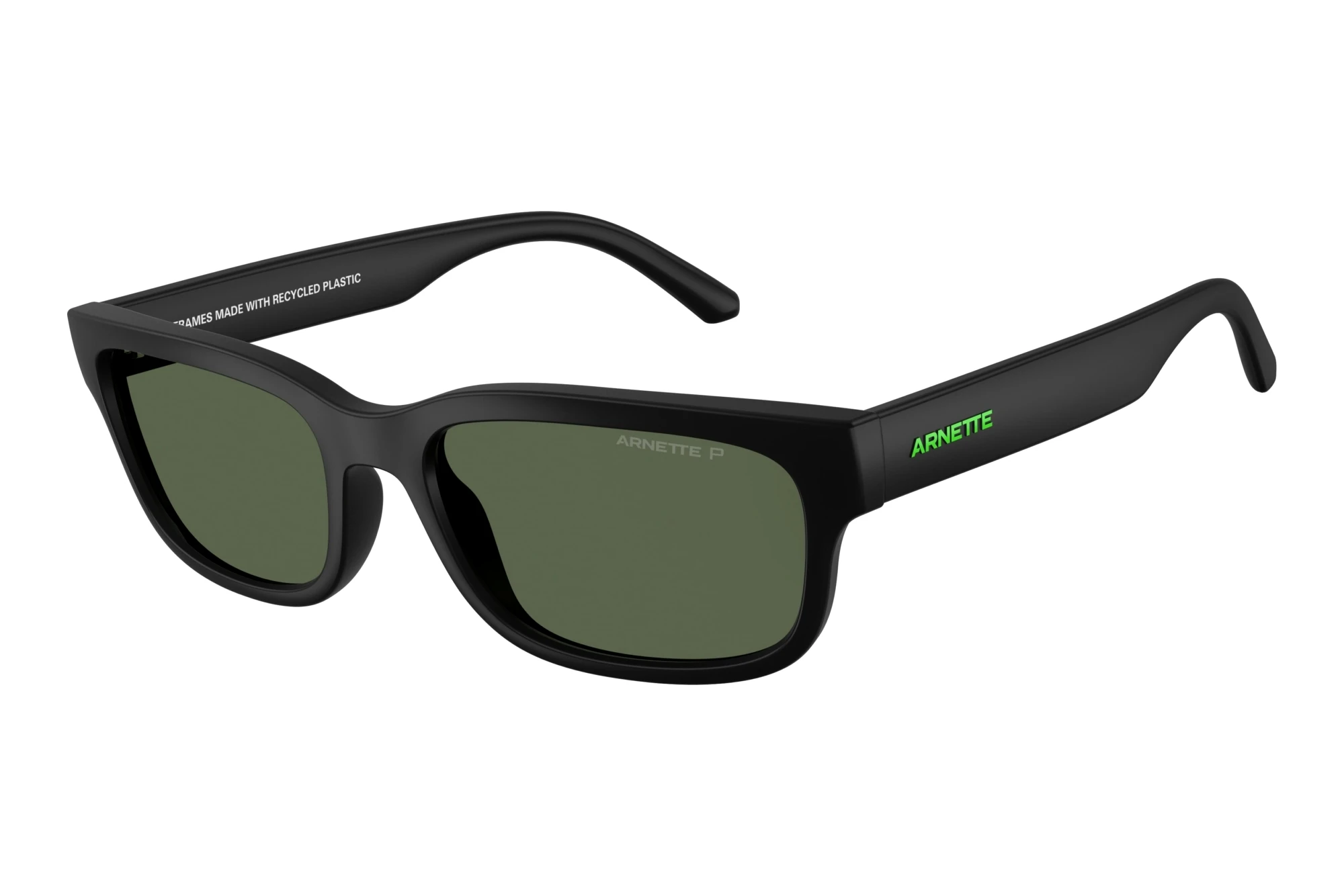 Arnette   AN4363 29009A Dark Green PolarizedMatte Recycled Black