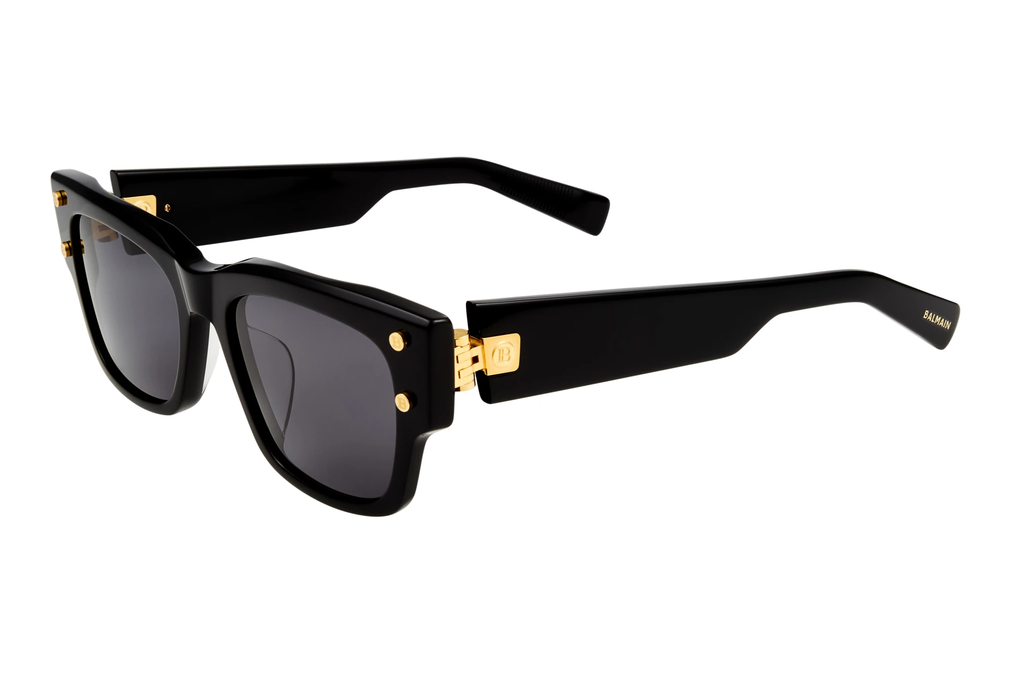 Balmain Paris   BPS-118 A-AF Dark Grey - ARBlack - Gold w
