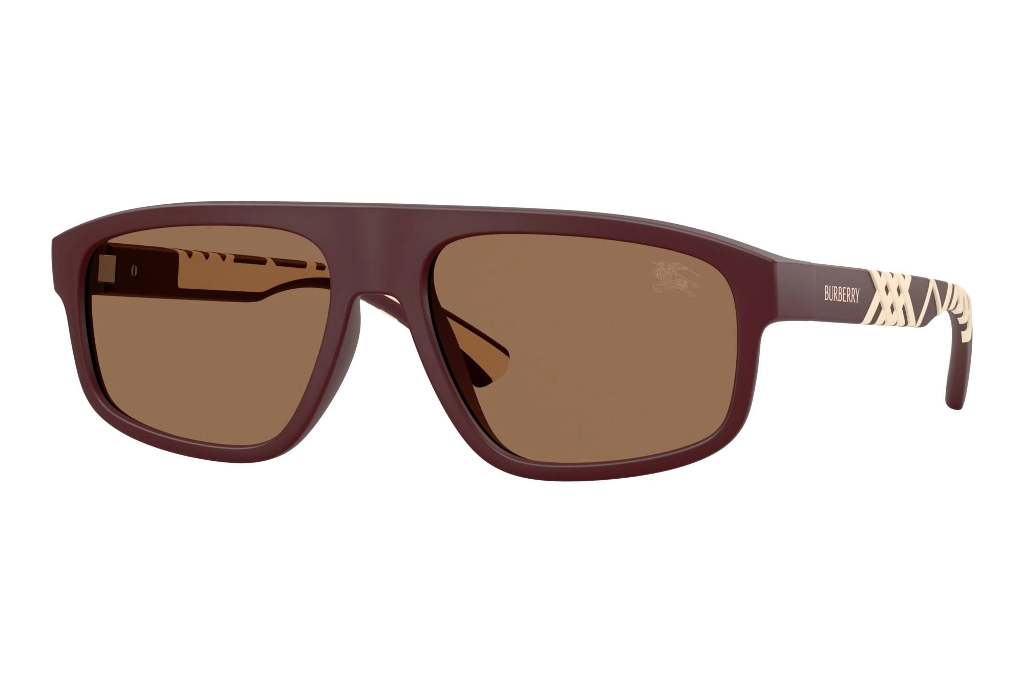 Burberry   BE4501U 426273 Dark BrownMatte Bordeaux