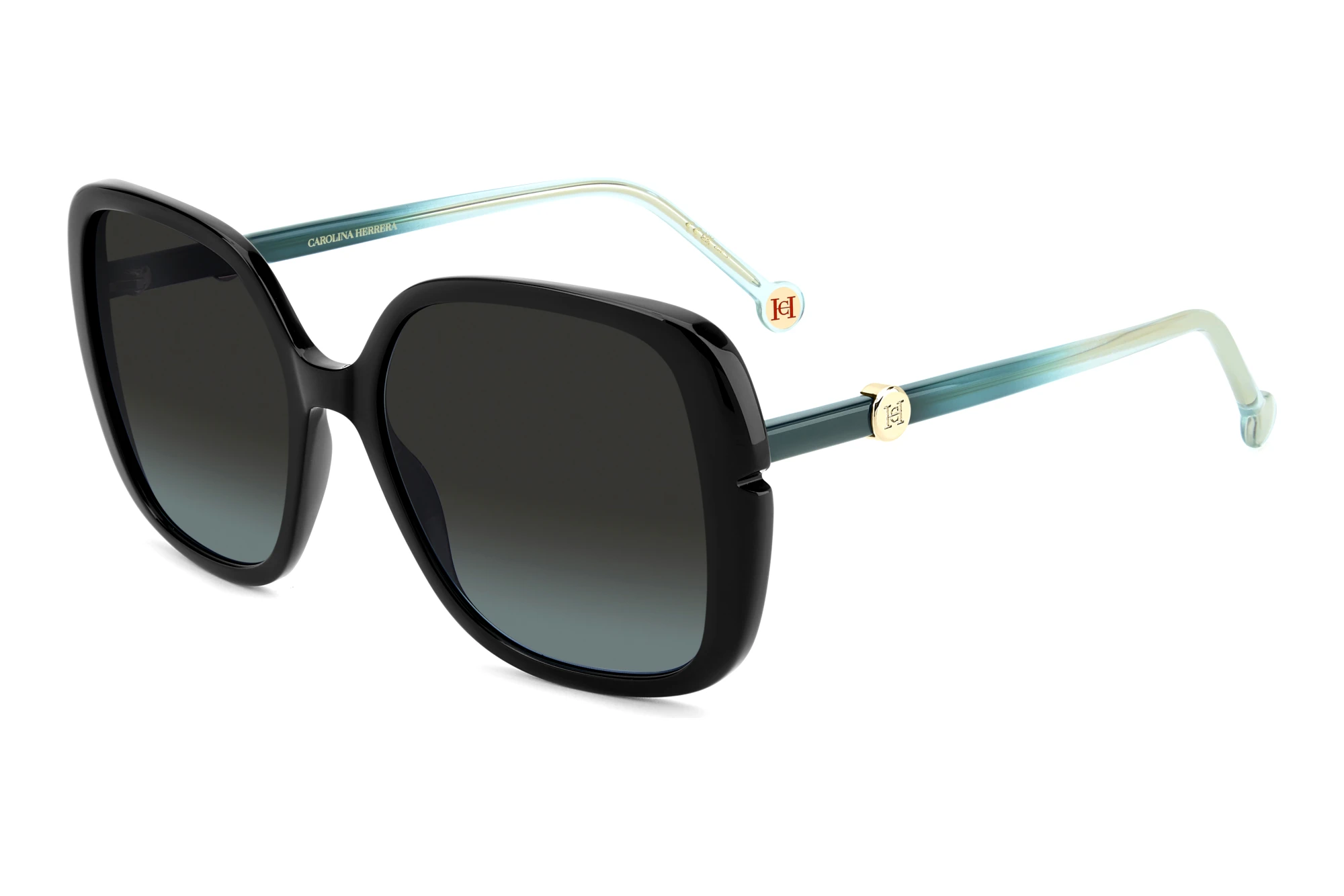 Carolina Herrera   HER 0386/S YCX/I7 GREY PETROLTEAL BLACK