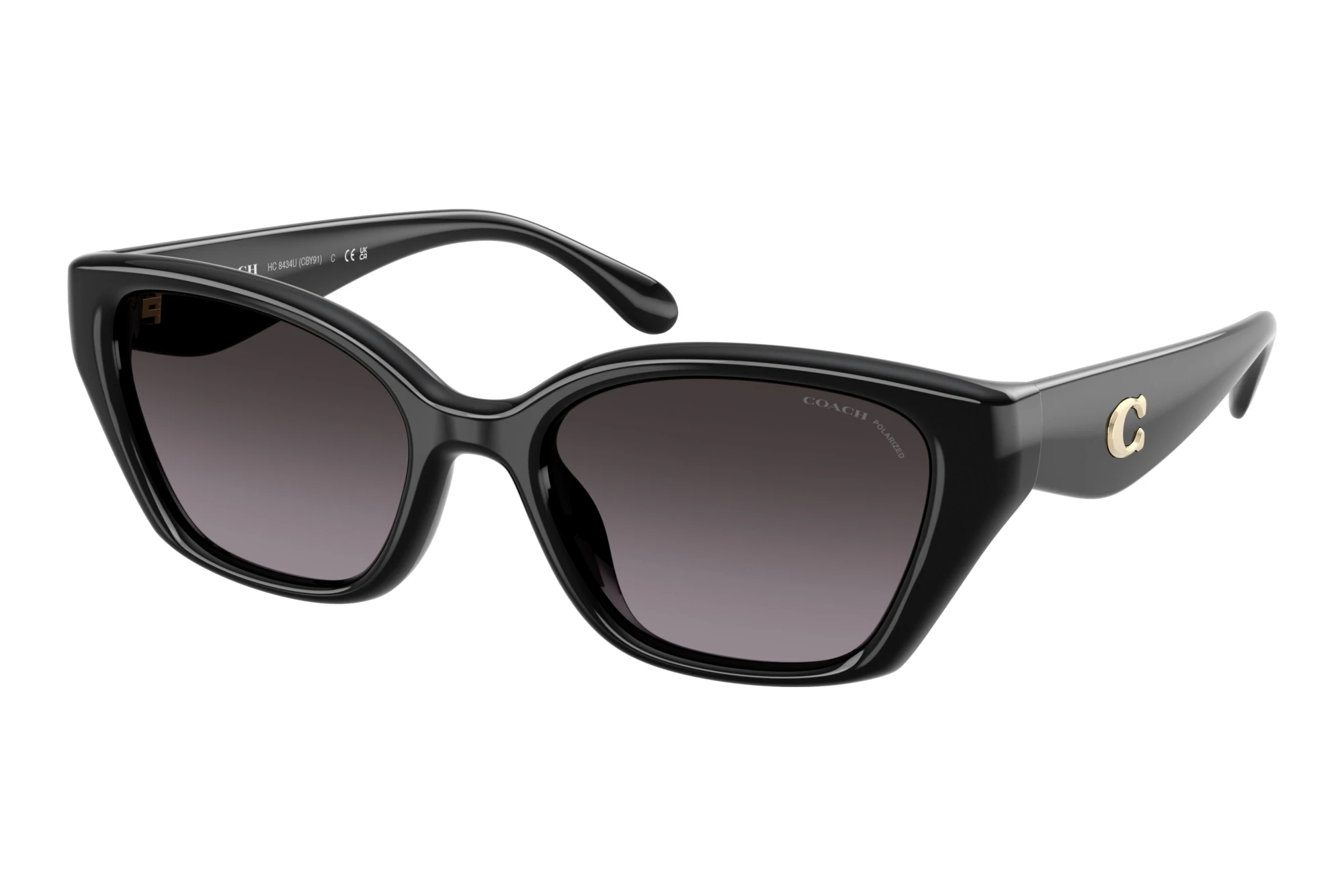 Coach   HC8434U 5002F4 Grey Gradient PolarizedBlack