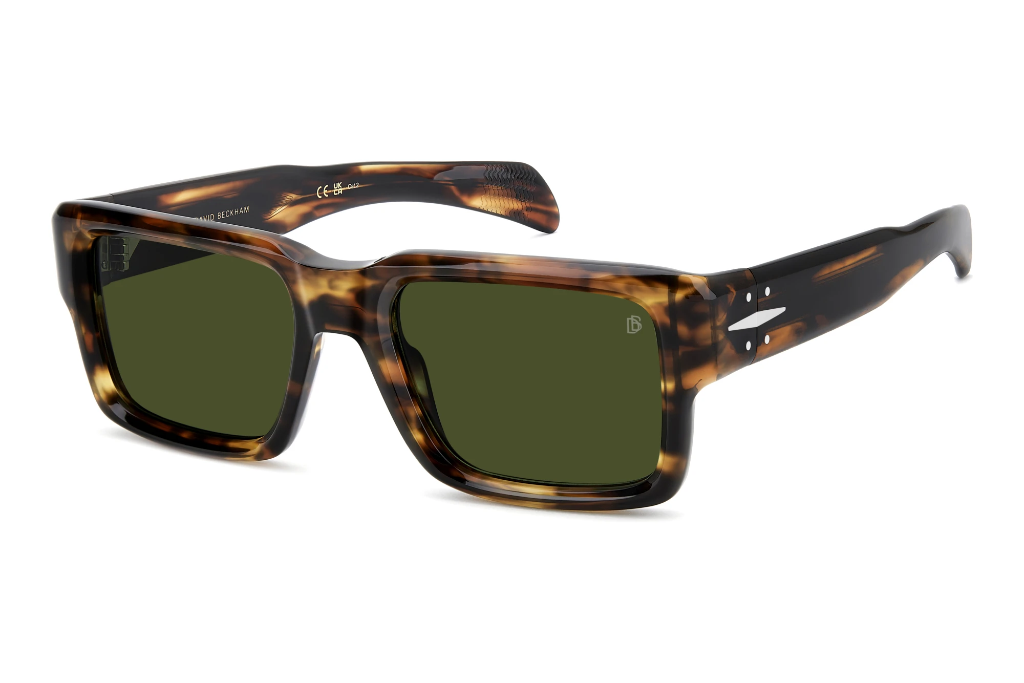 David Beckham   DB 7159/S WR9/QT GREENBROWN HAVANA