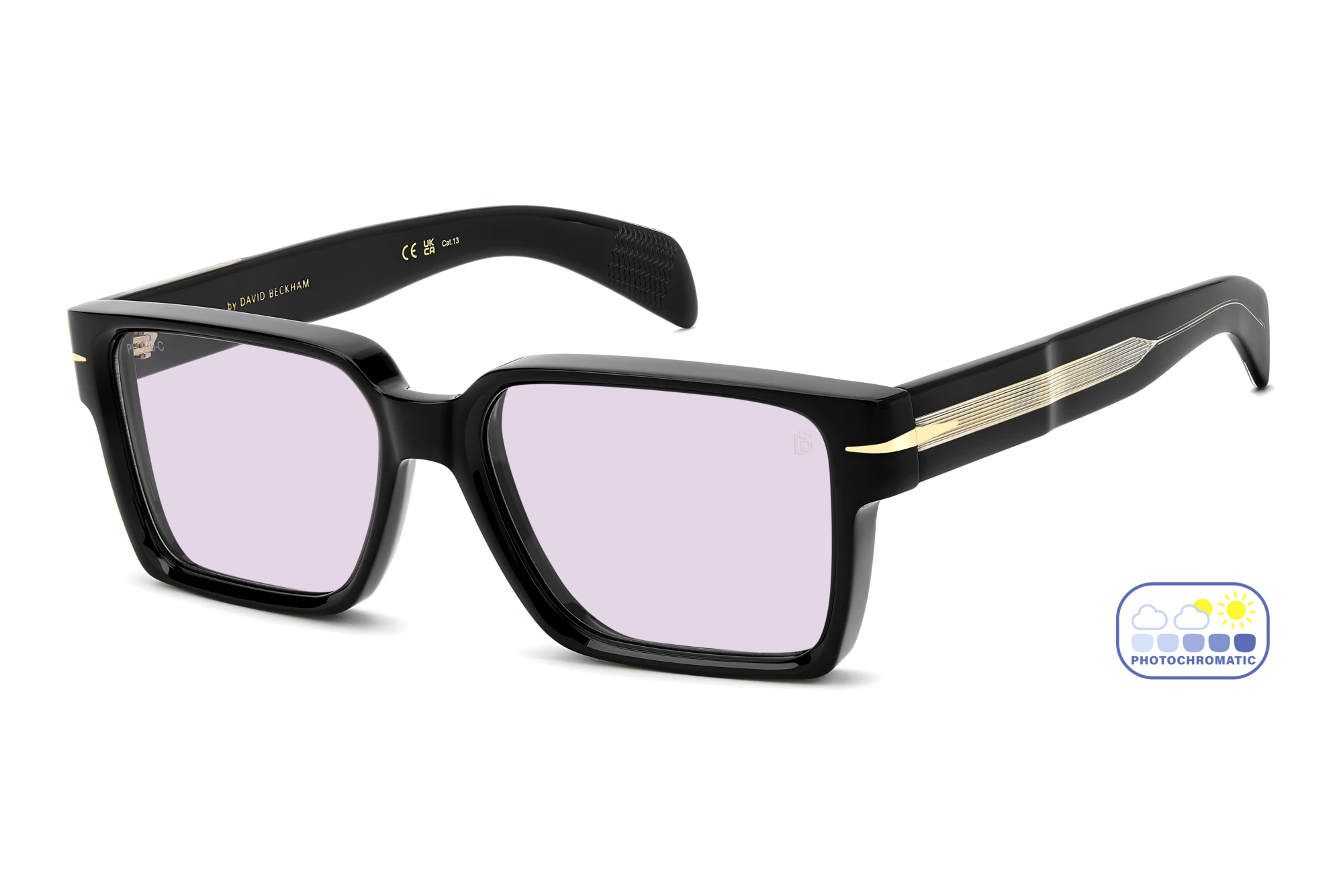 David Beckham   DB 7162/S 807/KE VIOLET TO GREY PHOTOCHROMATICBLACK