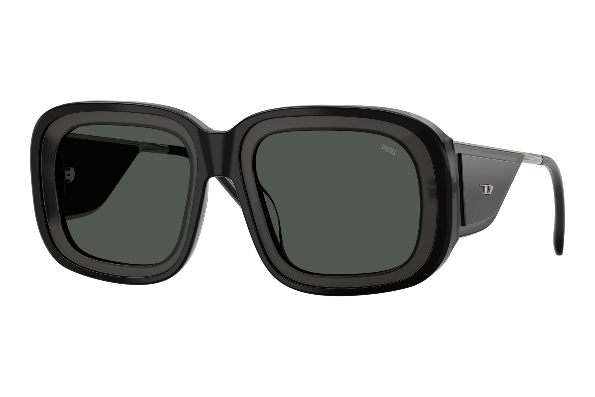 Diesel   DL2015U 204487 Dark GreyBlack Tranparent Grey
