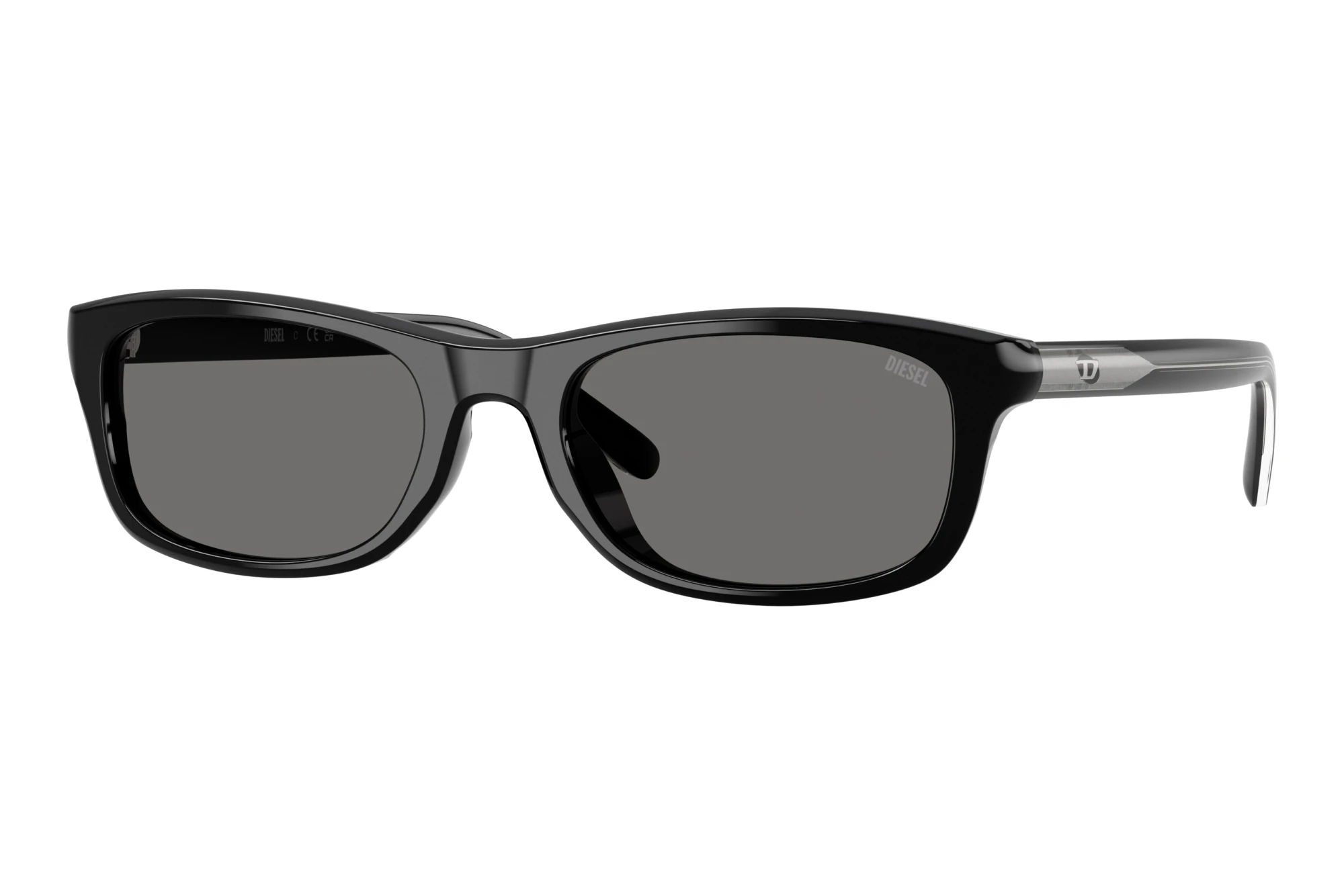 Diesel   DL2018U 206581 Dark Grey PolarizedSolid Black