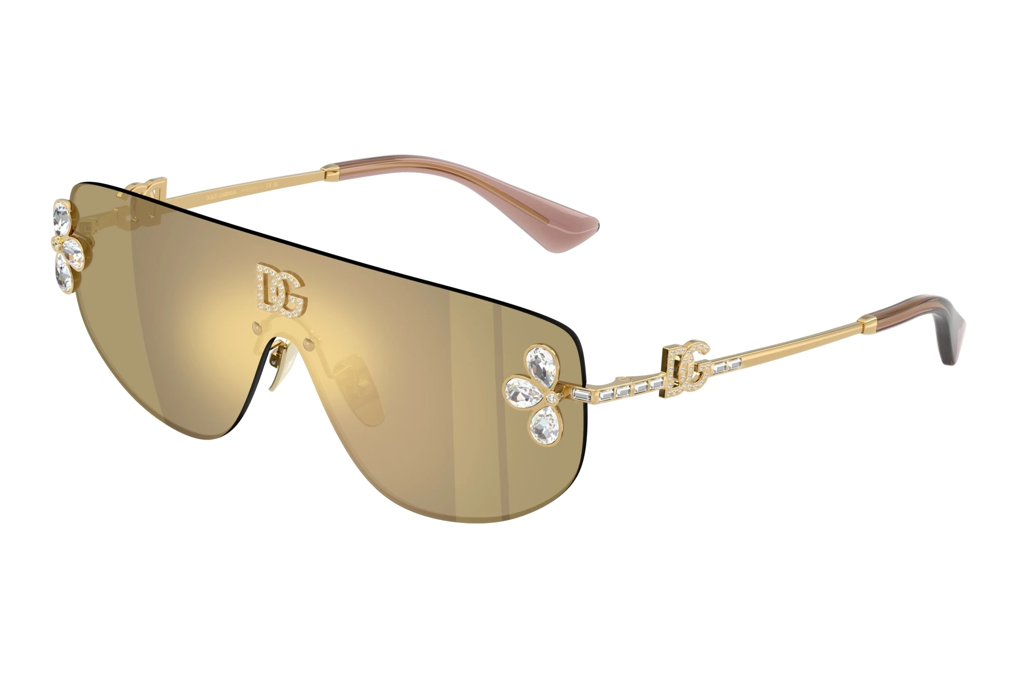 Dolce & Gabbana   DG2333B 02/03 Clear Mirror Yellow GoldGold