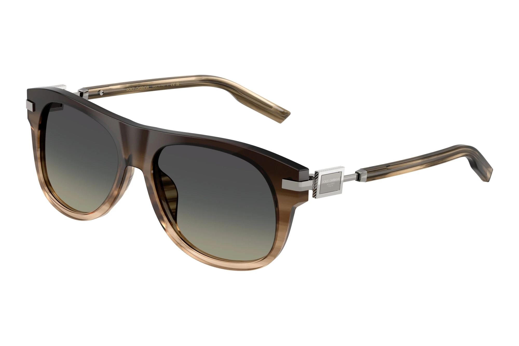 Dolce & Gabbana   DG4546 348411 Grey GradientGradient Striped Grey