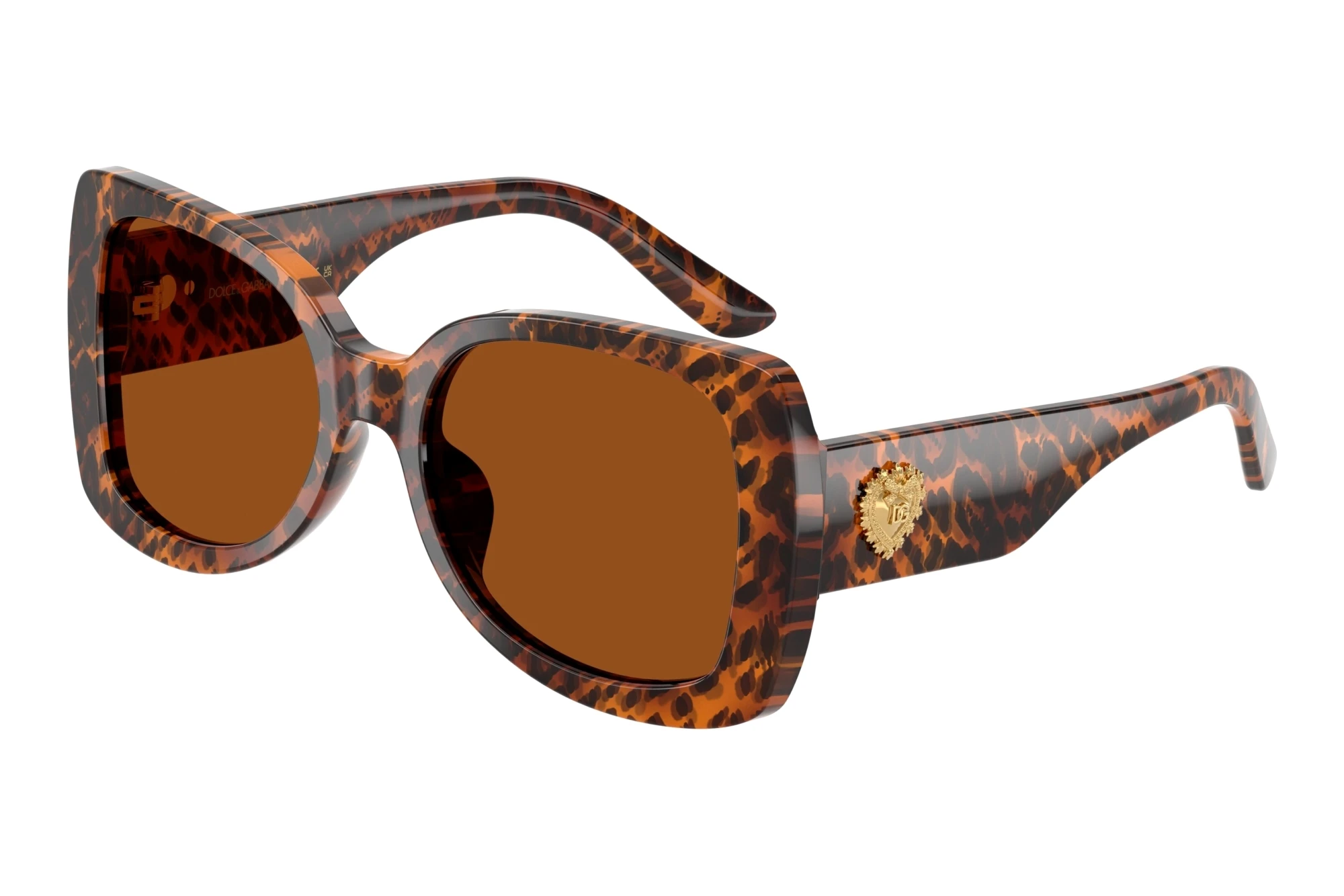 Dolce & Gabbana   DX4012 347073 Dark BrownLeo Transparent