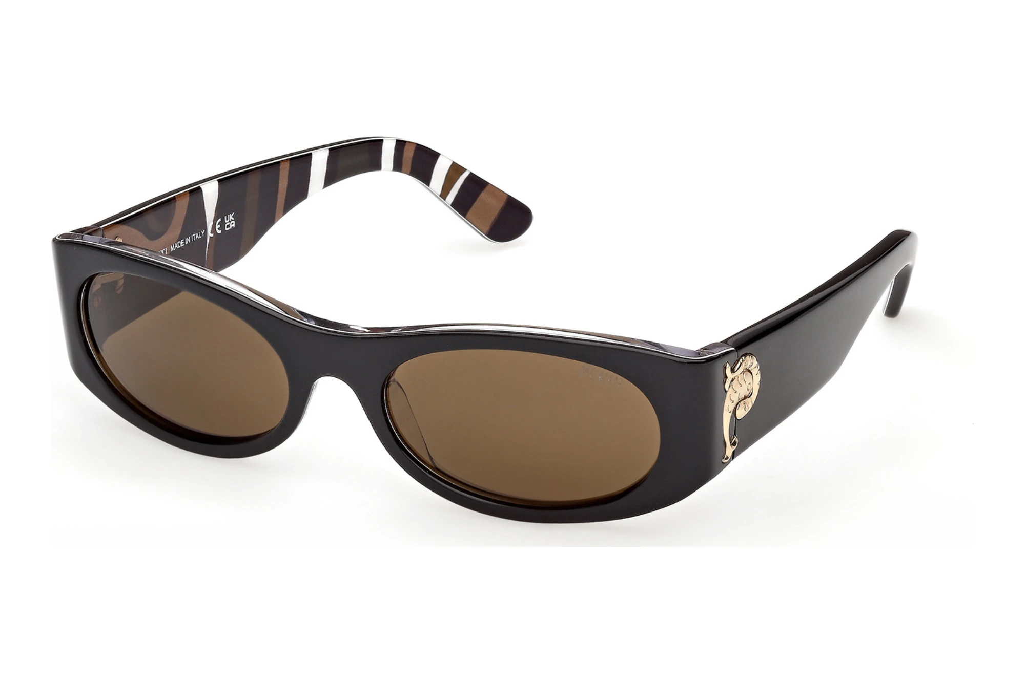 Emilio Pucci   EP0243 05A grauSchwarz/Muster