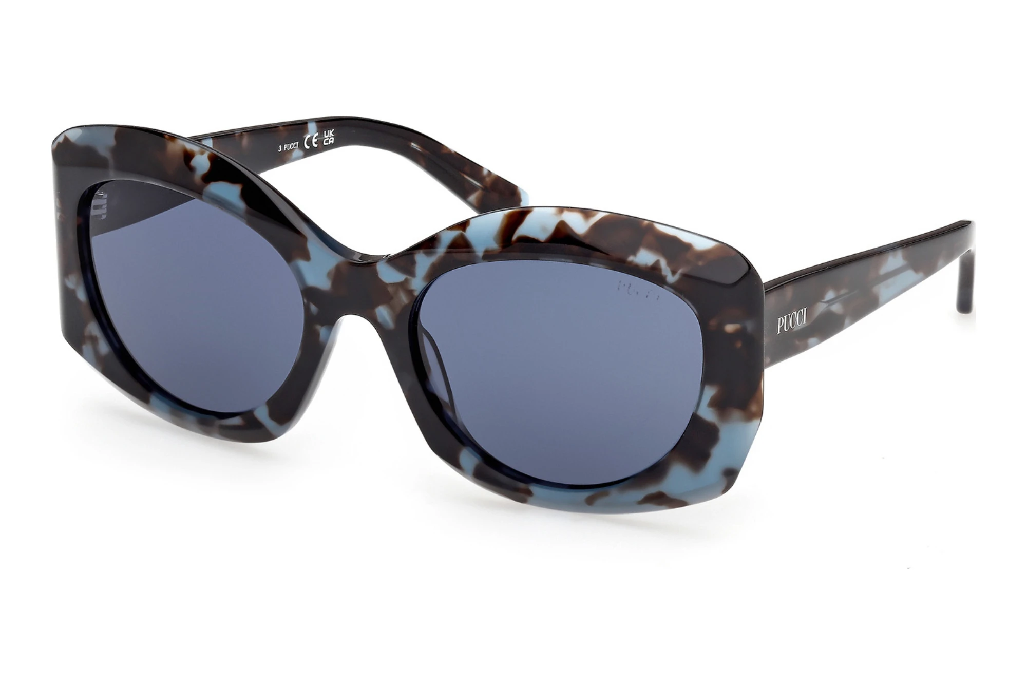 Emilio Pucci   EP0259 55V blauBunt Havanna