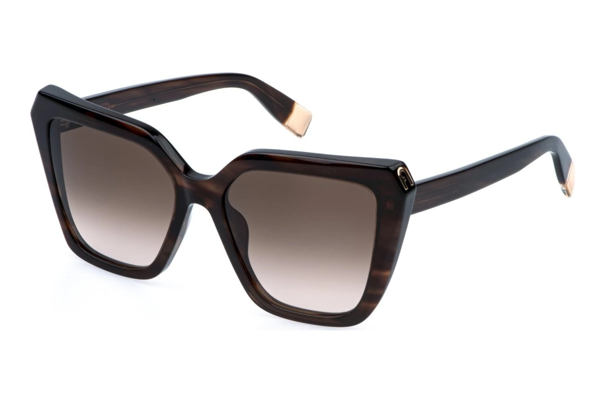 Furla   SFU978 07HL BROWN GRADIENTSHINY BROWN STRIPED HAVANA