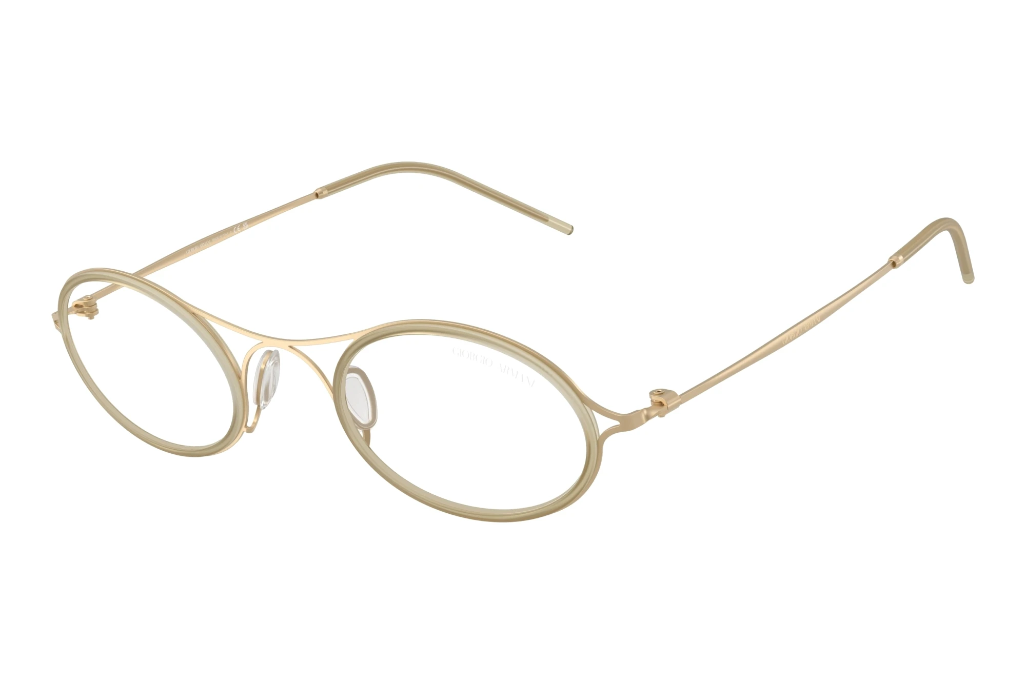 Giorgio Armani   AR6187 30021W ClearMatte Pale Gold