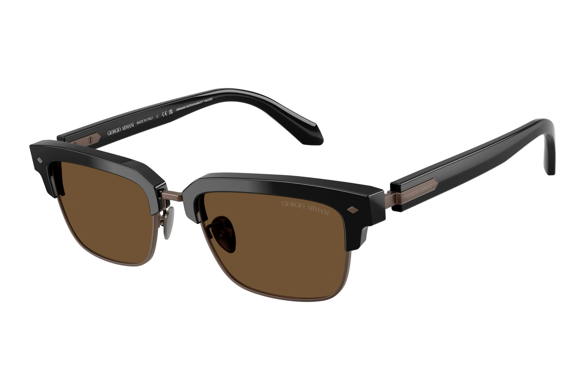 Giorgio Armani   AR8243 587553 Dark BrownBlack