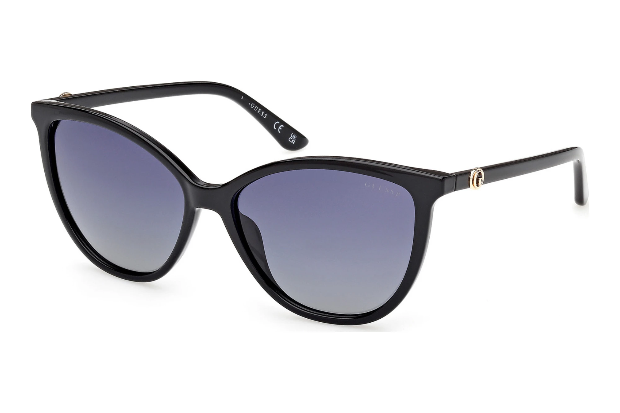 Guess   GU00256 01D grau polarisierendGlänzend Schwarz