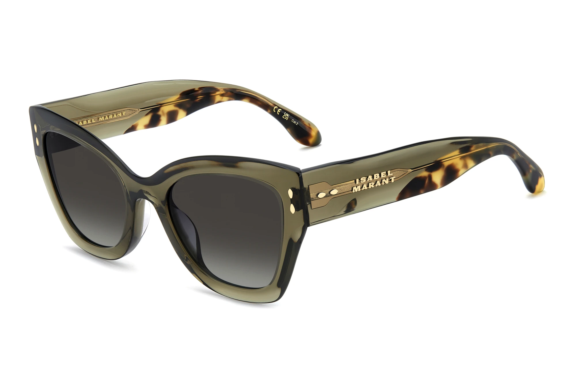 Isabel Marant   IM 0286/G/S 1QA/IB GREY SHADED GREENOLIVE HAVANA