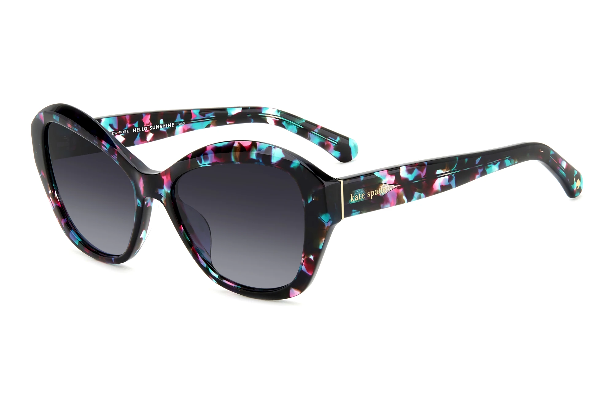 Kate Spade   AGLAIA/S MYA/9O GREY SHADEDGREEN PINK HAVANA