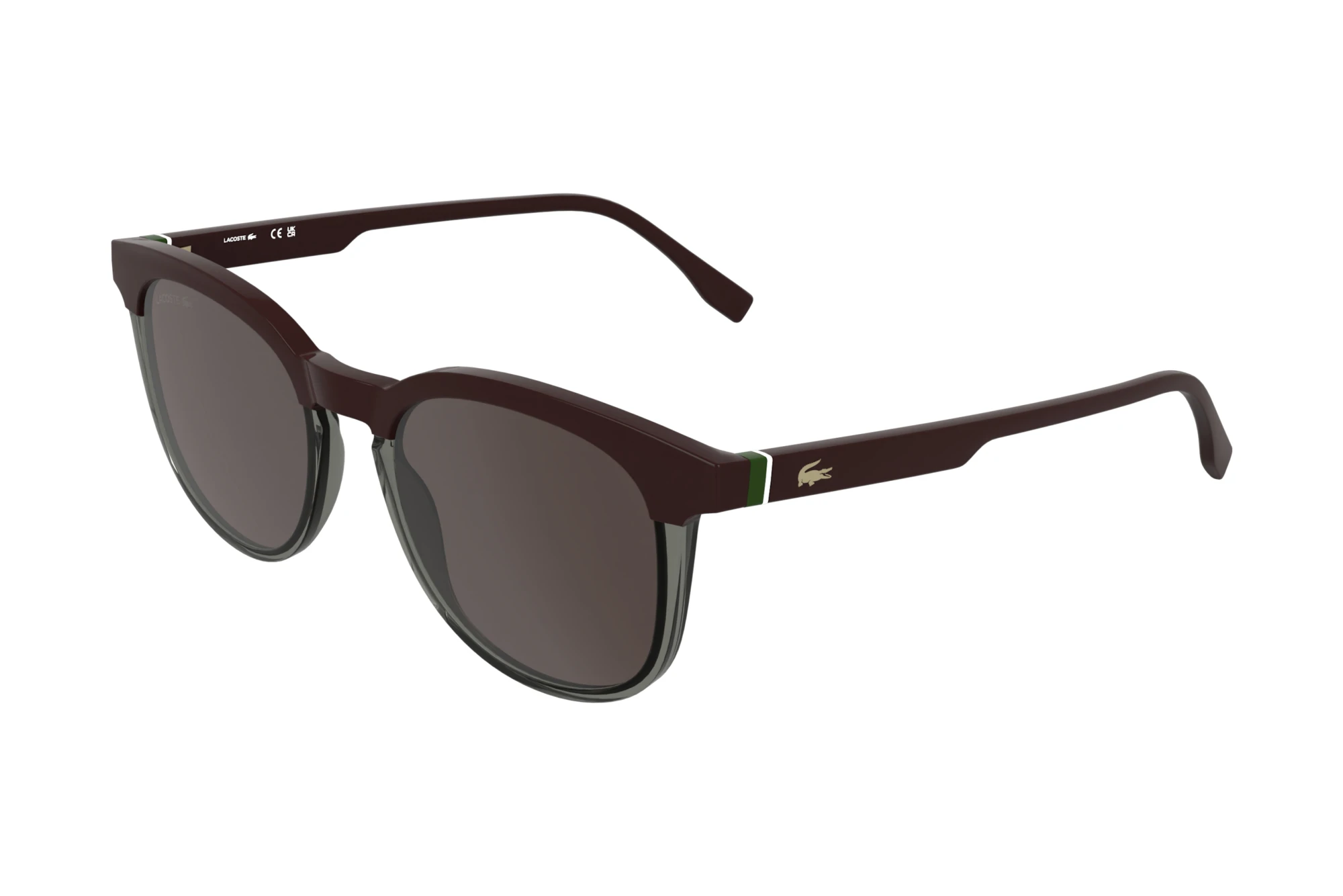 Lacoste   L6073S 601 _L6073SBURGUNDY/ TRANSPARENT GREY
