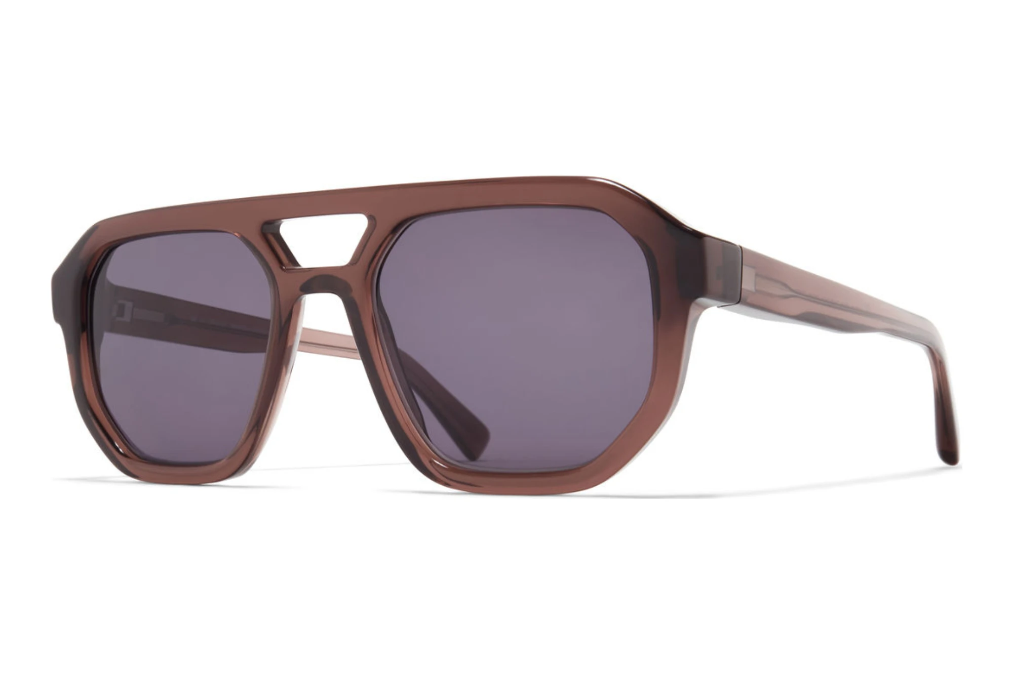 MYKITA   AMARE SUN 408 Coolgrey SolidC204-Maroon/Shiny Silver